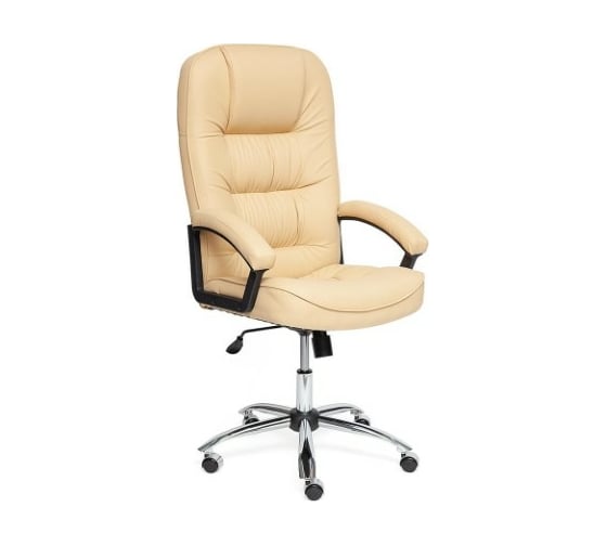 Кресло TetChair СН9944 Хром кожзам бежевый 36-34 2326