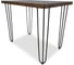 Стол Solarius Loft из массива сосны, на шпильках, 120x60, цвет темный дуб stloftshpil12060temdub 1