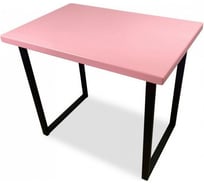 Стол Solarius Loft из массива сосны 40 мм 90x60x75 см, цвет розовый 700-10007