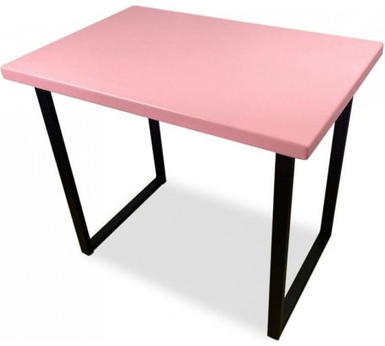 Стол Solarius Loft из массива сосны 40 мм 90x60x75 см, цвет розовый 700-10007 1