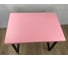 Стол Solarius Loft из массива сосны 40 мм 90x60x75 см, цвет розовый 700-10007 2