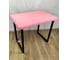Стол Solarius Loft из массива сосны 40 мм 90x60x75 см, цвет розовый 700-10007 3