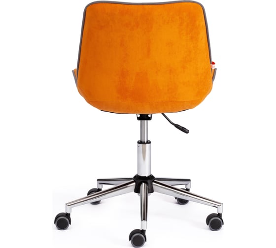 Кресло TetChair STYLE флок оранжевый 18 13567