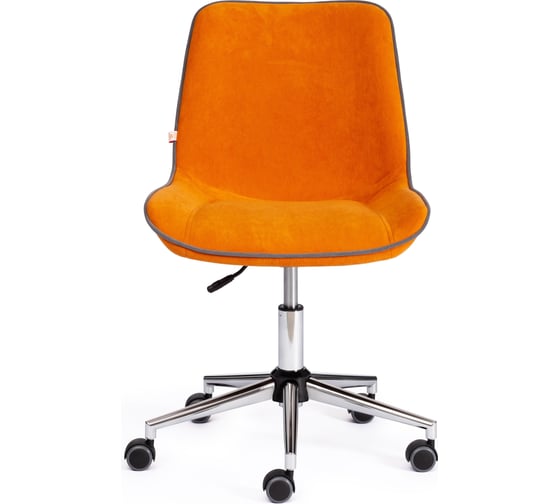 Кресло TetChair STYLE флок оранжевый 18 13567