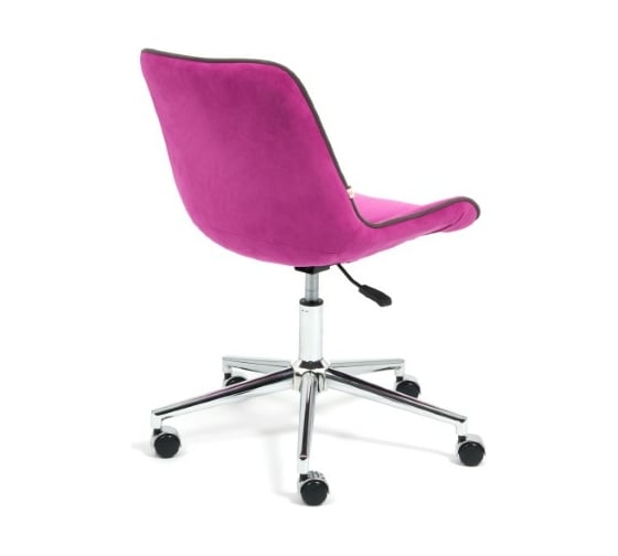 Кресло TetChair STYLE флок фиолетовый 138 15133