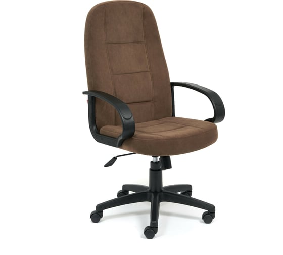 Кресло TetChair СН747 флок коричневый 6 15142