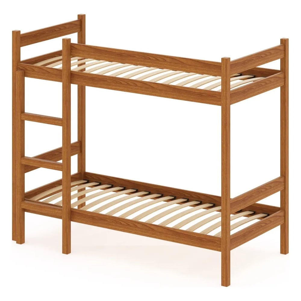 Двухъярусная кровать Solarius из массива сосны с ортопедическим ...