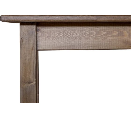 Стол Solarius из массива сосны, лакированный, цвет темный дуб, 90x60 см, stolklass9060temd