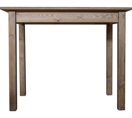 Стол Solarius из массива сосны, лакированный, цвет темный дуб, 90x60 см, stolklass9060temd