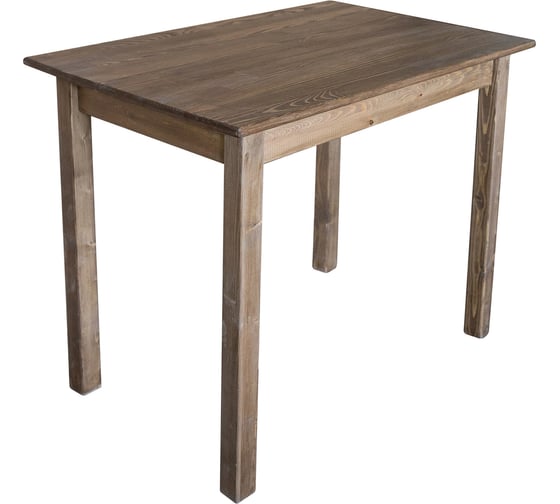 Стол Solarius из массива сосны, лакированный, цвет темный дуб, 90x60 см, stolklass9060temd