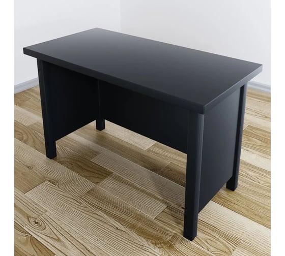 Стол руководительский Solarius Классика из массива сосны, цвет антрацит, 90x60x75 см stol-ruk9060ser