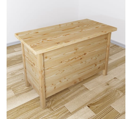 Стол руководительский Solarius Классика из массива сосны, без покраски, 90x60x75 см stol-ruk9060