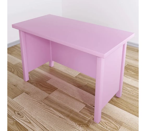 Стол руководительский Solarius Классика из массива сосны, цвет розовый, 110x80x75 см stol-ruk11080roz