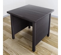 Стол руководительский Solarius Классика квадратный из массива сосны, цвет венге, 60x60x75 см stol-ruk60ven