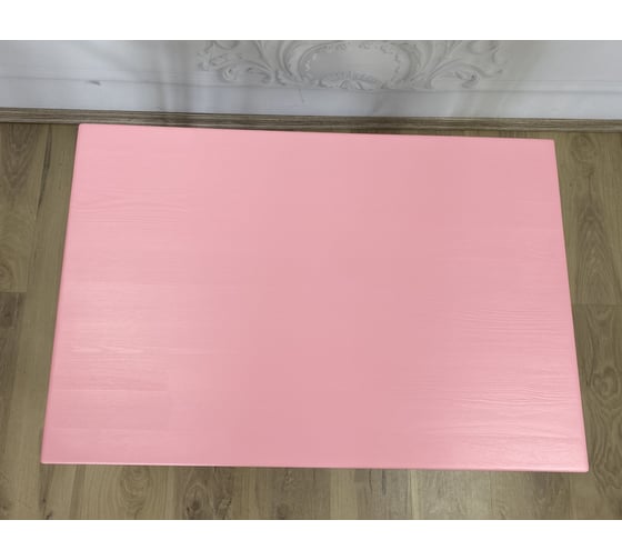 Стол журнальный Solarius Loft из массива сосны 40 мм, 120x60x50 см, цвет розовый 701-10003