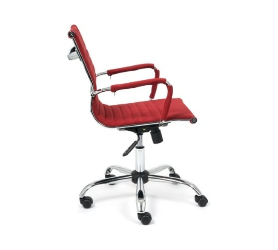 Кресло TetChair URBAN-LOW флок бордовый 10 14449