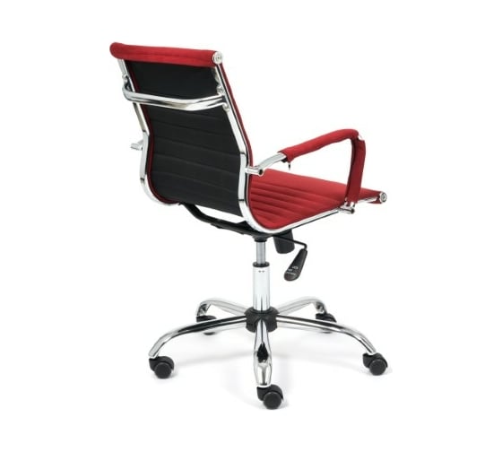 Кресло TetChair URBAN-LOW флок бордовый 10 14449