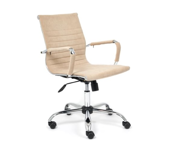Кресло TetChair URBAN-LOW флок бежевый 7 14447
