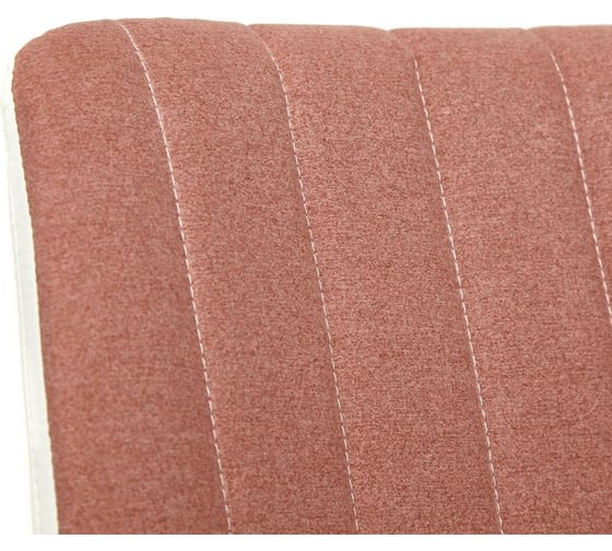 Кресло TetChair STYLE экошерсть/кожзам розовый/белый 36-01 13573