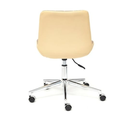 Кресло TetChair STYLE экошерсть/кожзам коричневый/бежевый 36-34 13493