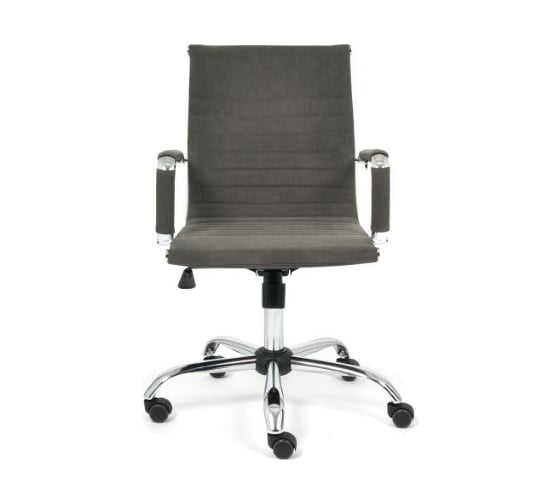 Кресло TetChair URBAN-LOW флок серый 29 14445