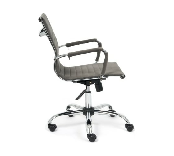 Кресло TetChair URBAN-LOW флок серый 29 14445