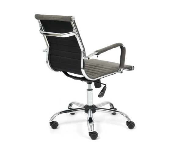 Кресло TetChair URBAN-LOW флок серый 29 14445