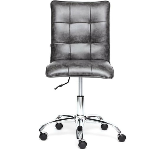 Кресло TetChair ZERO кожзам серый 2 TONE 12862