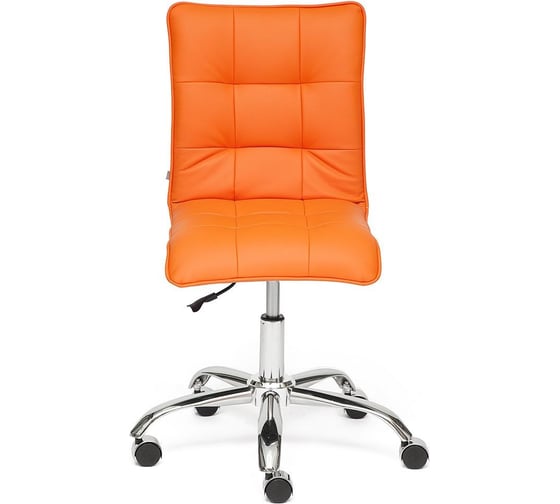 Кресло TetChair ZERO кожзам оранжевый 14-43 12252