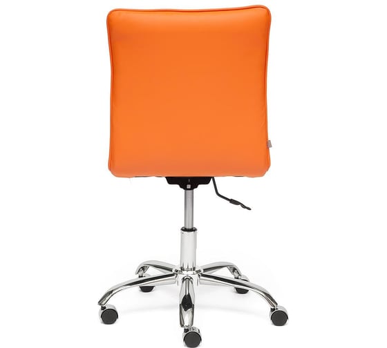Кресло TetChair ZERO кожзам оранжевый 14-43 12252