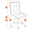 Кресло TetChair ZERO флок черный 35 13495 9
