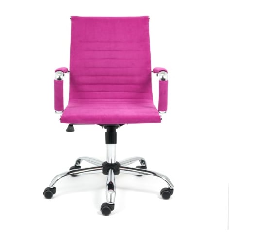 Кресло TetChair URBAN-LOW флок фиолетовый 138 15136