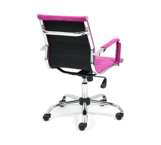 Кресло TetChair URBAN-LOW флок фиолетовый 138 15136