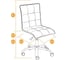 Кресло TetChair ZERO кожзам голубой 04-20 12735 15
