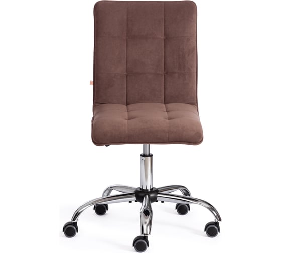 Кресло TetChair ZERO флок коричневый 6 13500