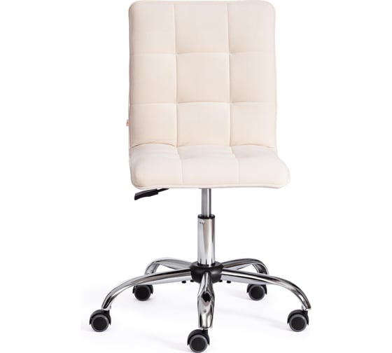 Кресло TetChair ZERO флок молочный 4 13501
