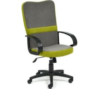 Кресло TetChair СН757 флок серый/олива 29/23 15145