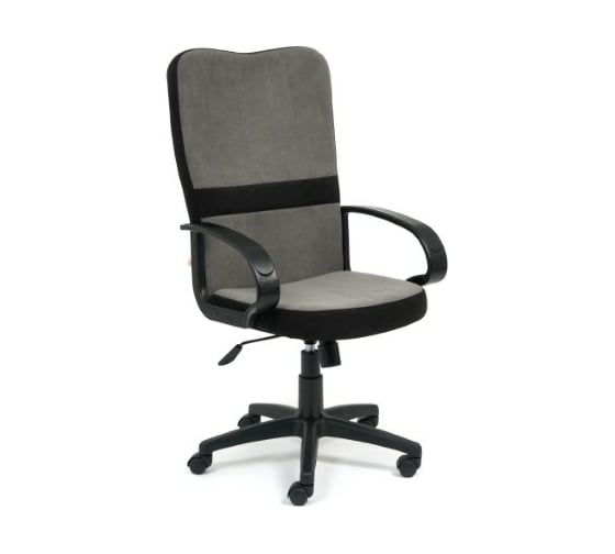 Кресло TetChair СН757 флок серый/черный 29/35 15146 1