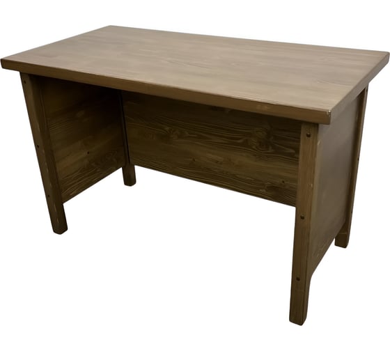 Стол руководительский Solarius Классика из массива сосны, цвет темного дуба, 110x60x75 см stol-ruk11060temd 1