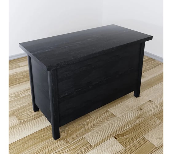 Стол руководительский Solarius Классика из массива сосны, цвет черного оникса, 110x60x75 см stol-ruk11060onix