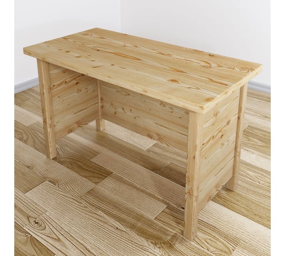 Стол руководительский Solarius Классика из массива сосны, без покраски, 120x60x75 см stol-ruk12060