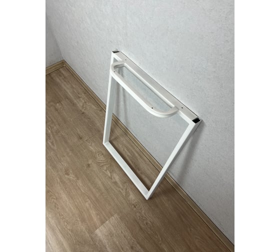 Ножка опора для стола в стиле Лофт Solarius 72x50 см, цвет белый 999-00005