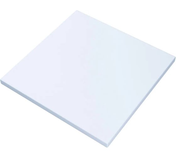 Столешница квадратная из массива сосны Solarius 75x75x4 см, цвет белый 800-10041 1