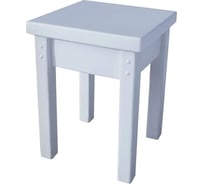Табурет Solarius в стиле Классика из массива сосны, цвет белый tabklasswhite