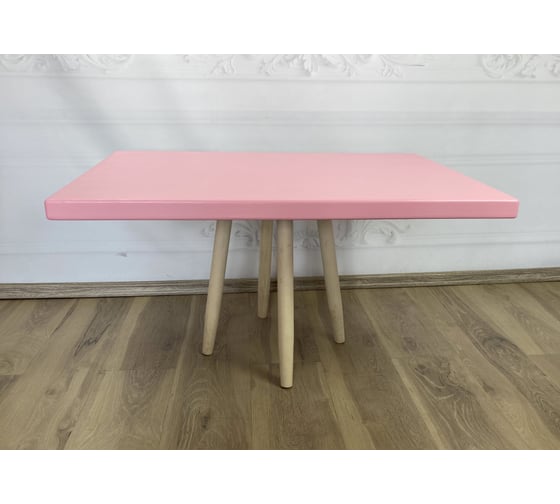 Столешница деревянная для стола Solarius цвет розовый, 90x40x4 см Stsosna9040roz