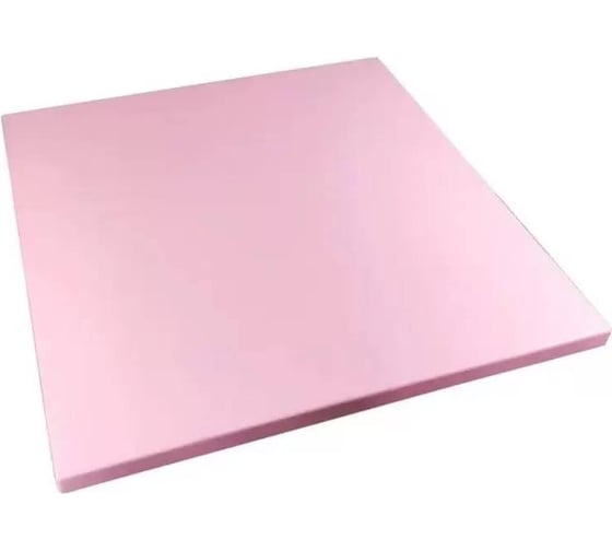 Столешница квадратная из сосны Solarius цвет розовый, 60x60x4 см 800-10007 1