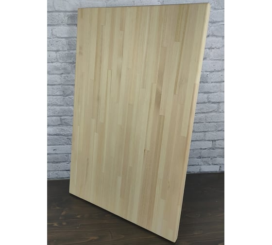 Столешница из сосны шлифованная под покраску Solarius 120x80x4 см Stsosna12080beg