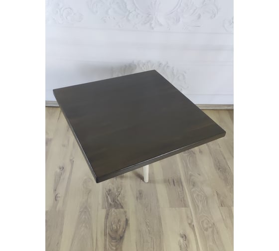 Столешница квадратная из сосны Solarius цвет венге, 80x80x4 см 800-10012