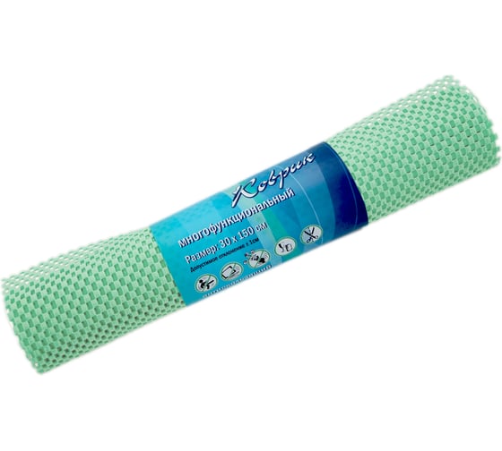 Многофункциональный коврик VILINA 30х150 см, зелёный 6703-G