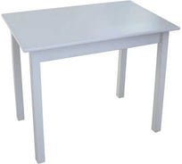 Стол из массива сосны Solarius Классика, лакированный, цвет белый матовый, 90x60см stolklass9060bel